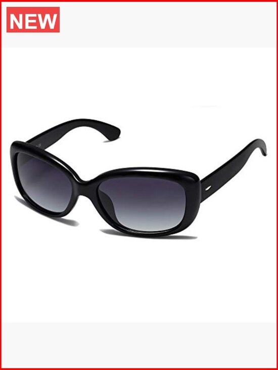 Vintage Square Sunglasses Polarized UV Protection Plastic Frame main image 5